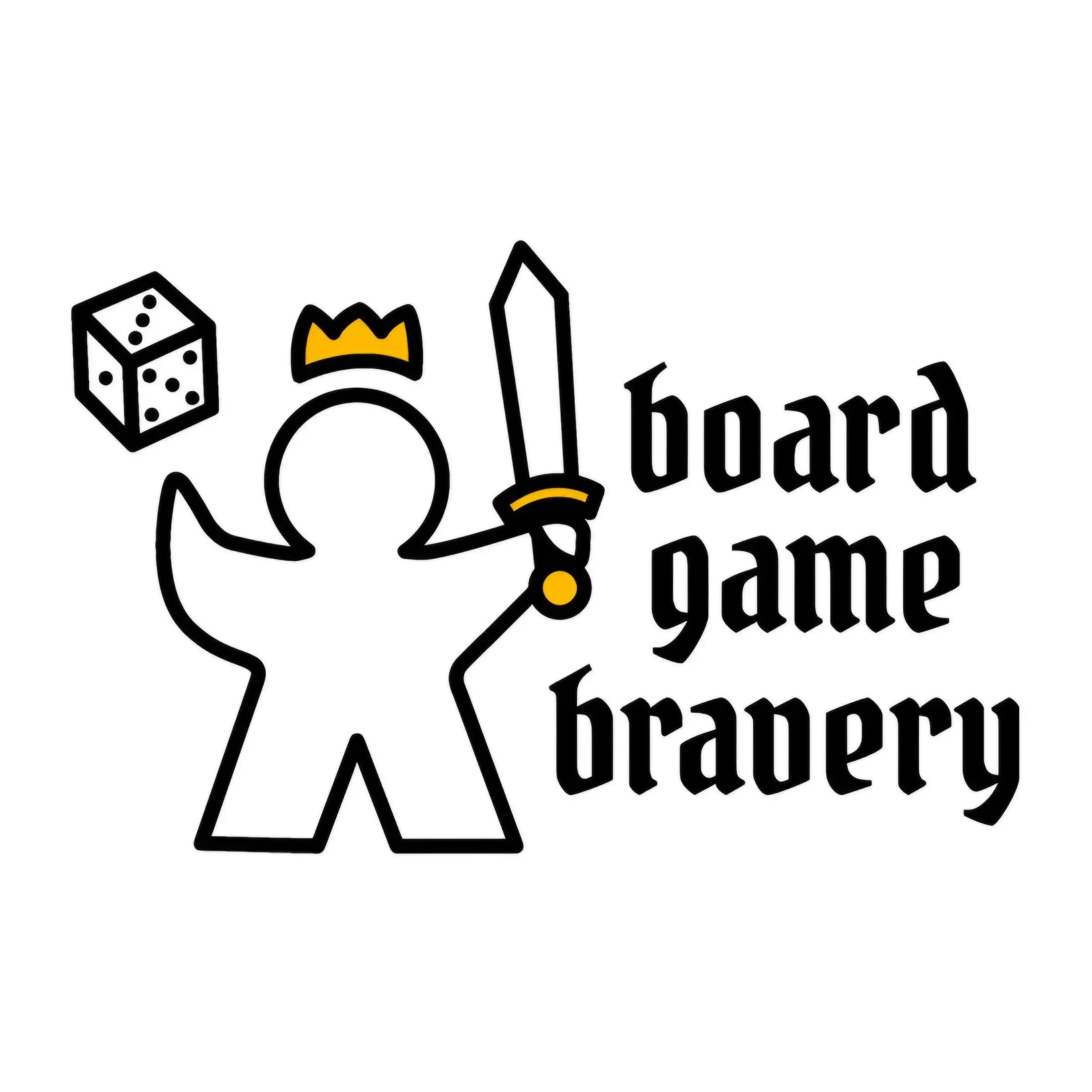 Logo des Podcasts Board Game Bravery.